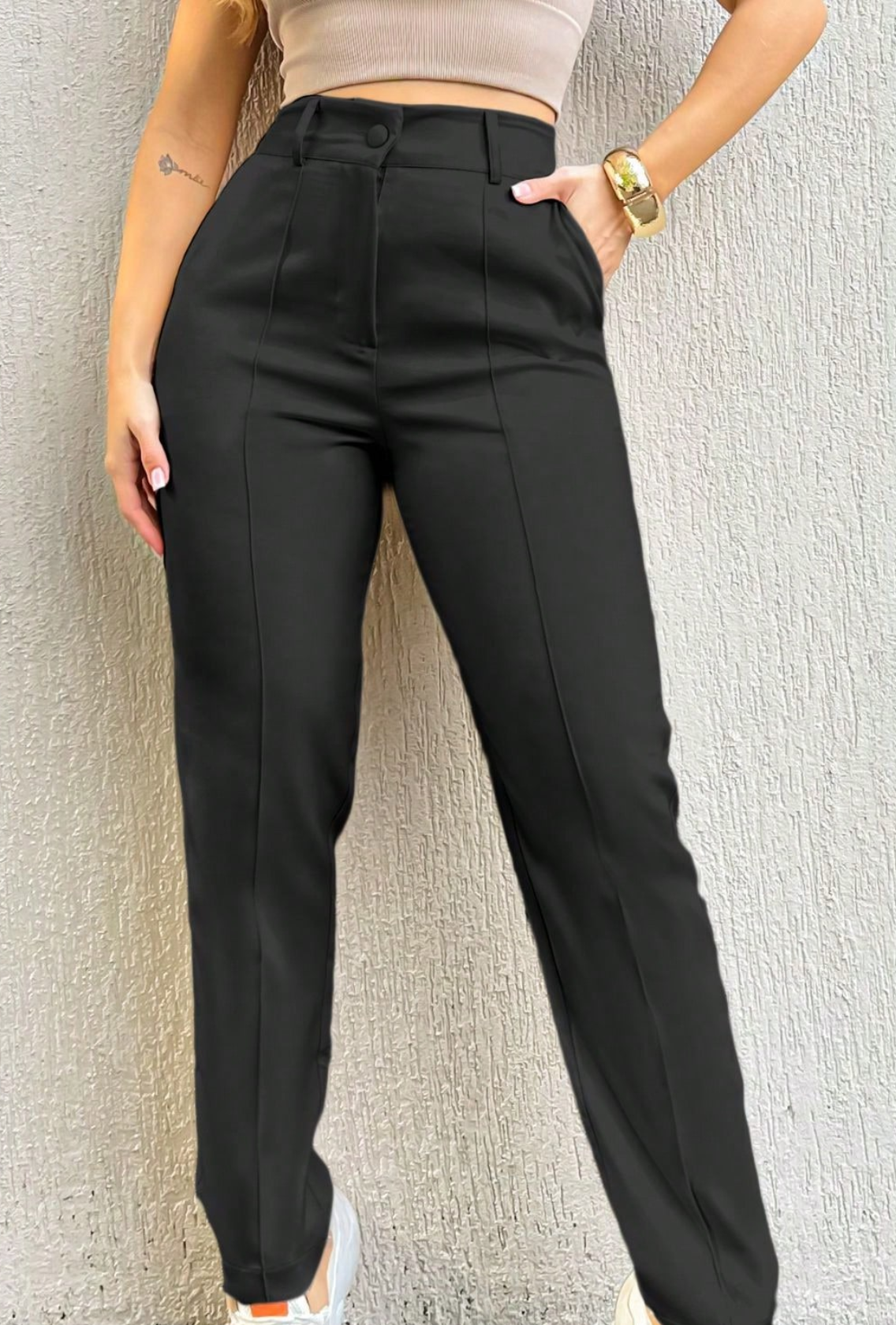 Calça Alfaiateria Stryss - Preta