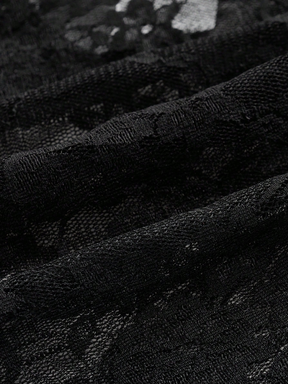 Cropped Transparente - Preto