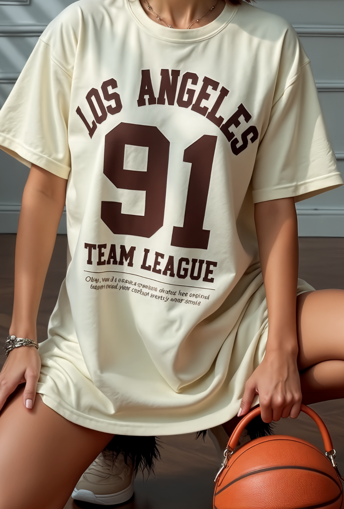Camiseta Oversized - Los Angeles 91