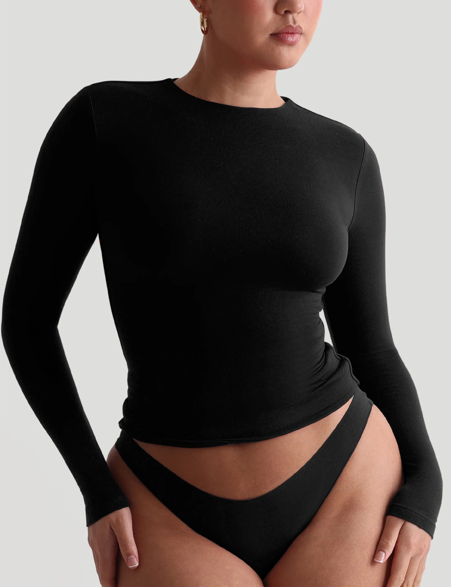 Camisa T-shirt Manga Longa - Branca